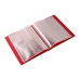 Blackfire 4 Pocket Card Album - Red