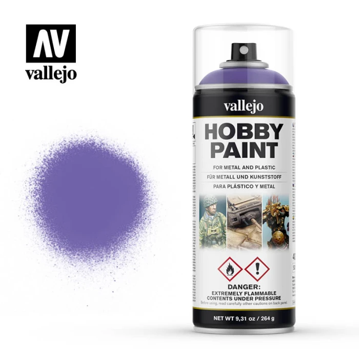 Аэрозольная грунтовка Vallejo серии Aerosol - Alien Purple 28025 (400 мл) Аэрозольная грунтовка Vallejo серии Aerosol - Alien Purple 28025 (400 мл)