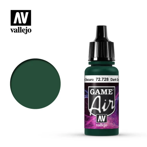 Краска Vallejo серии Game Air - Dark Green 72728 (17 мл) Краска Vallejo серии Game Air - Dark Green 72728 (17 мл)
