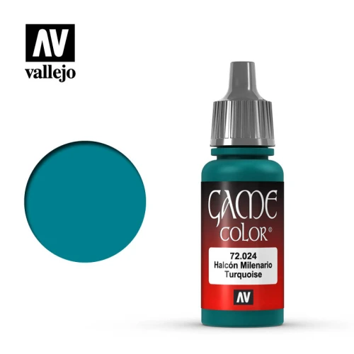 Краска Vallejo серии Game Color - Turquoise 72024 (17 мл) Краска Vallejo серии Game Color - Turquoise 72024 (17 мл)
