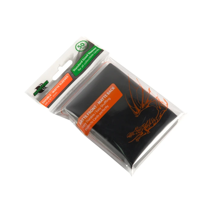 Протекторы Blackfire Double-Matte для ККИ - Черные (50 шт.) Протекторы Blackfire Double-Matte для ККИ - Черные (50 шт.)