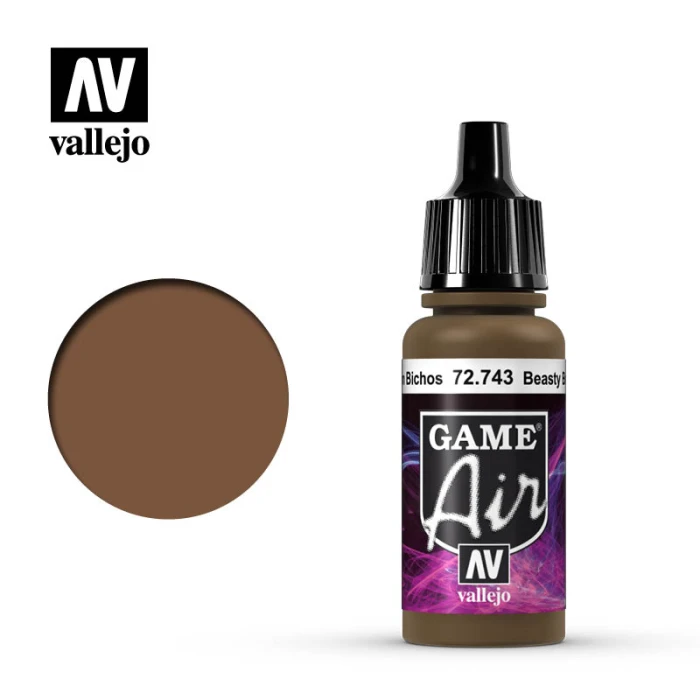 Краска Vallejo серии Game Air - Beasty Brown 72743 (17 мл) Краска Vallejo серии Game Air - Beasty Brown 72743 (17 мл)