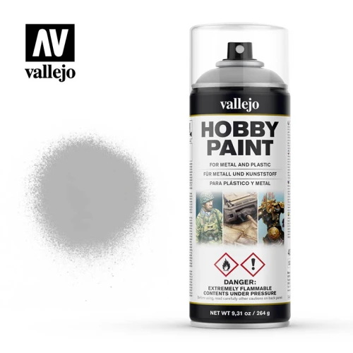 Аэрозольная грунтовка Vallejo серии Aerosol - Grey 28011 (400 мл) Аэрозольная грунтовка Vallejo серии Aerosol - Grey 28011 (400 мл)
