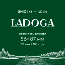 UCS Aqua - Ladoga протекторы для карт 56 на 87 мм (100 шт)