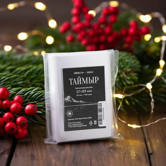 UCS Aqua - Таймыр протекторы для карт 57 на 89 мм (100 шт)