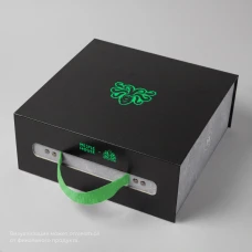 Uniqbox чемодан-органайзер зеленый