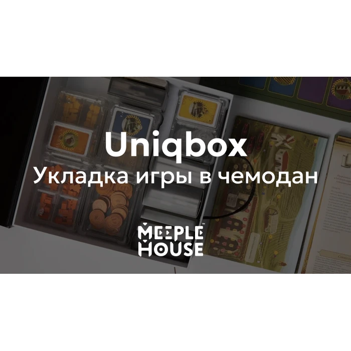 Укладка сетапа в Uniqbox чемодан-органайзер