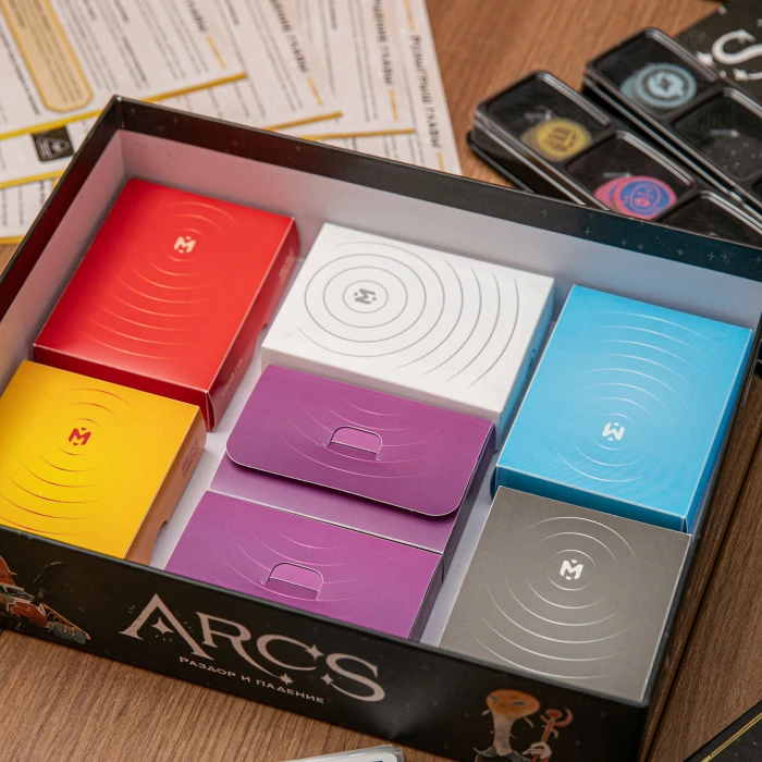 Органайзер для игры  Arcs . Предел . Раздор и падение