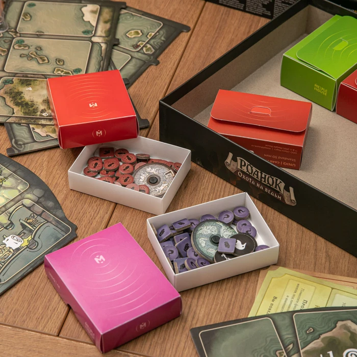 Органайзер для игры Роанок : Охота на ведьм с дополнениями