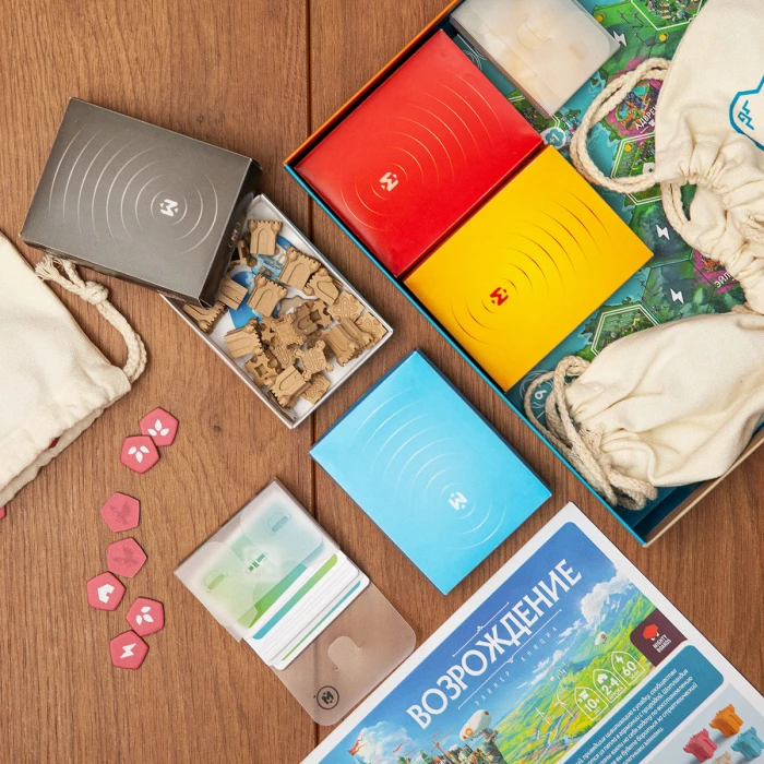 Органайзер для настольной игры Возрождение (Версия с мешочками)