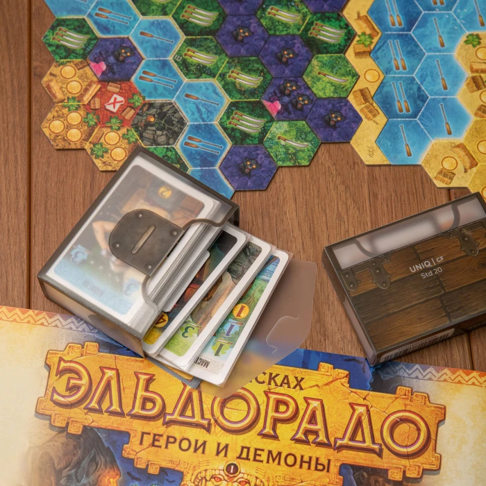 Органайзер для игры "В поисках Эльдорадо + доп. Герои и демоны и промо карты"