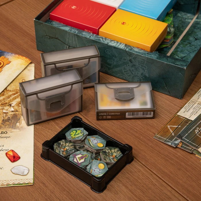 Органайзер для игры "В поисках Эльдорадо + доп. Герои и демоны и промо карты"