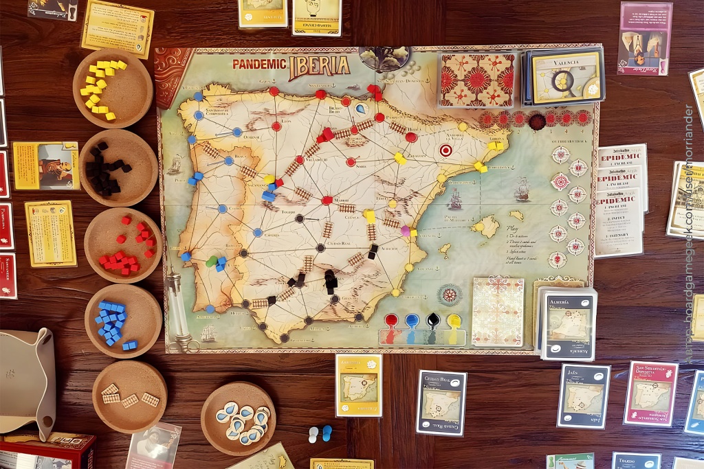 Игровой процесс “Пандемии. Iberia”