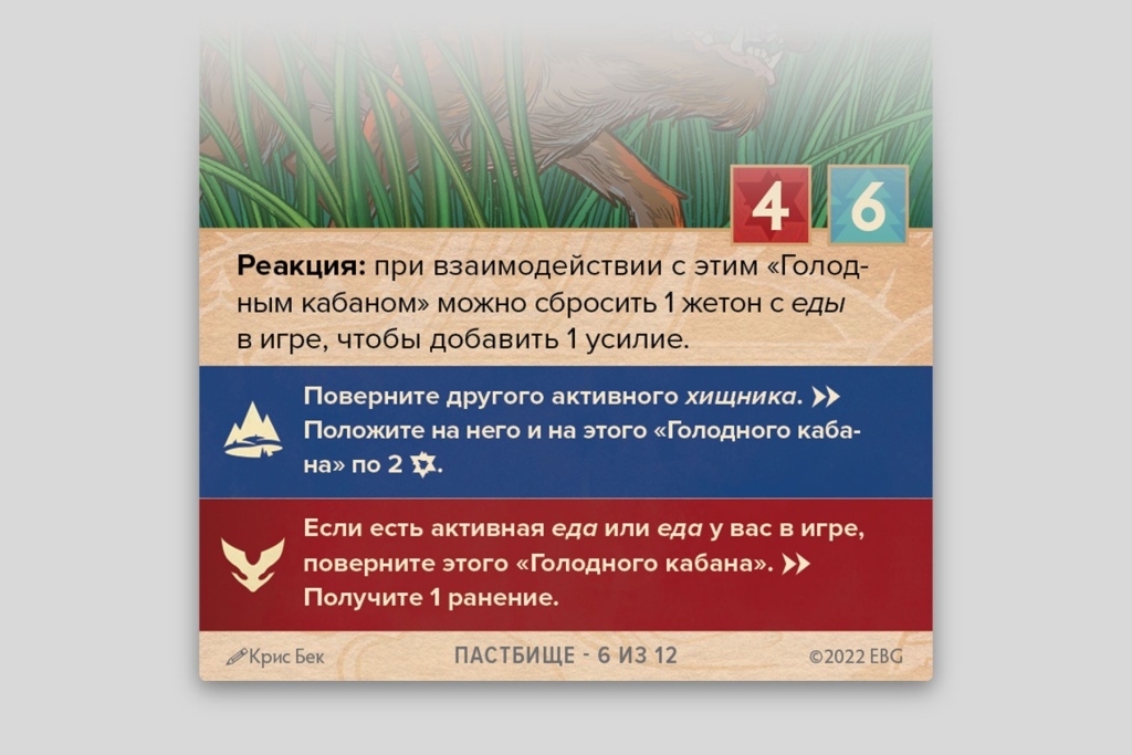 Верстка карт встреч настольной игры «Рейнджеры»