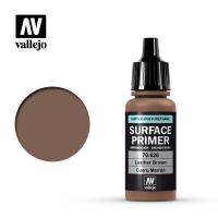 Краска Vallejo серии Surface Primer - Leather Brown 70626, грунтовка (17 мл)