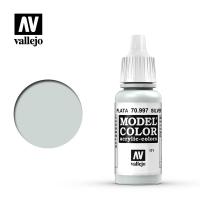 Краска Vallejo серии Model Color - Silver 70997, металлик (17 мл)