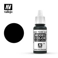 Краска Vallejo серии Model Color - Black 70950, матовая (17 мл)